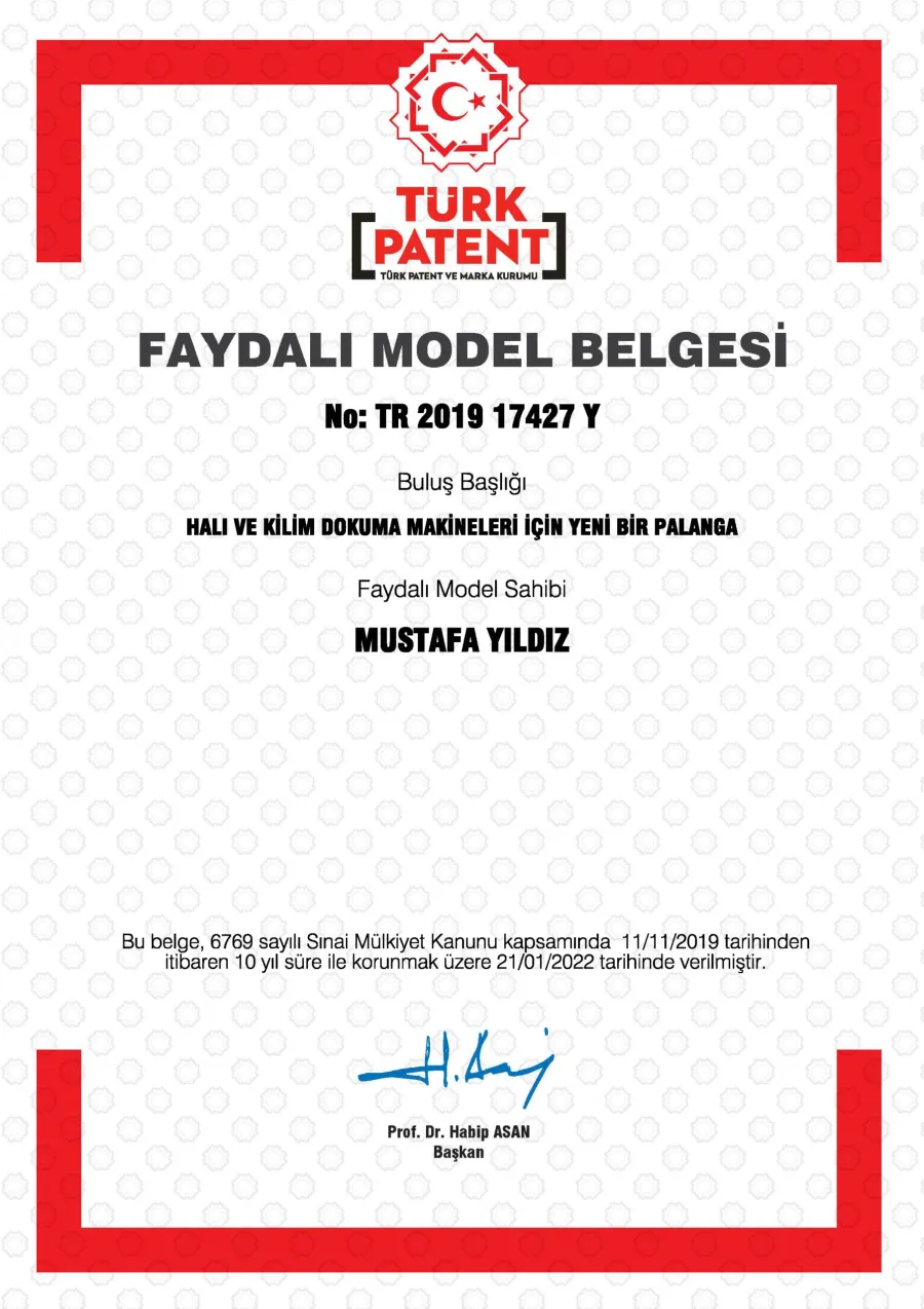 Faydalı Model Belgesi